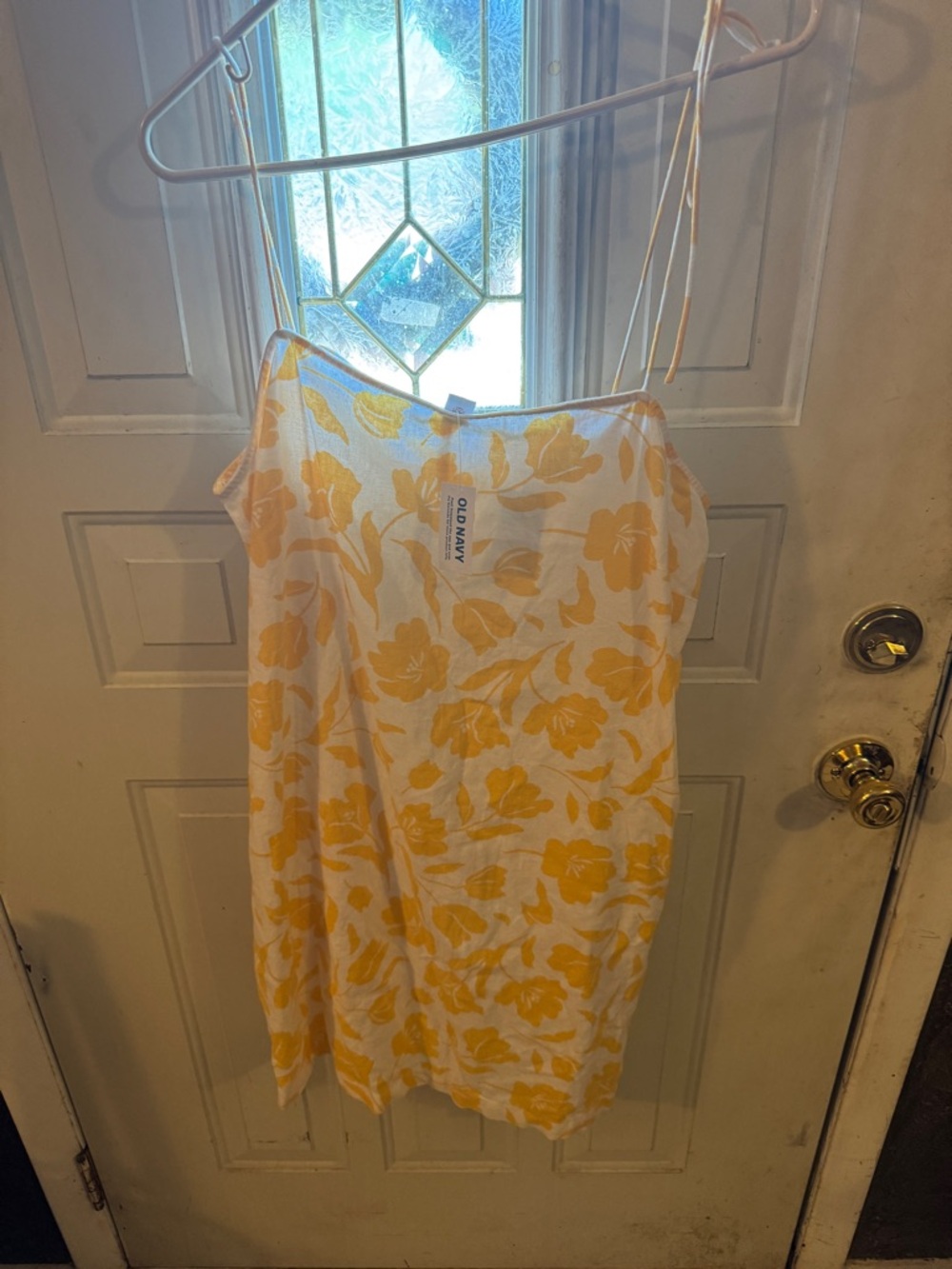 Old Navy Yellow and White Floral Slip Dress BNWT